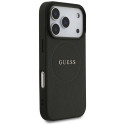 Kryt Guess Grained Ring MagSafe pro iPhone 17 Pro - černý