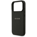 Kryt Guess Grained Ring MagSafe pro iPhone 17 Pro - černý