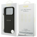 Kryt Guess Grained Ring MagSafe pro iPhone 17 Pro - černý