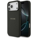Kryt Guess Grained Ring MagSafe pro iPhone 17 Pro Max - černý