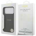 Kryt Guess Grained Ring MagSafe pro iPhone 17 Pro Max - černý