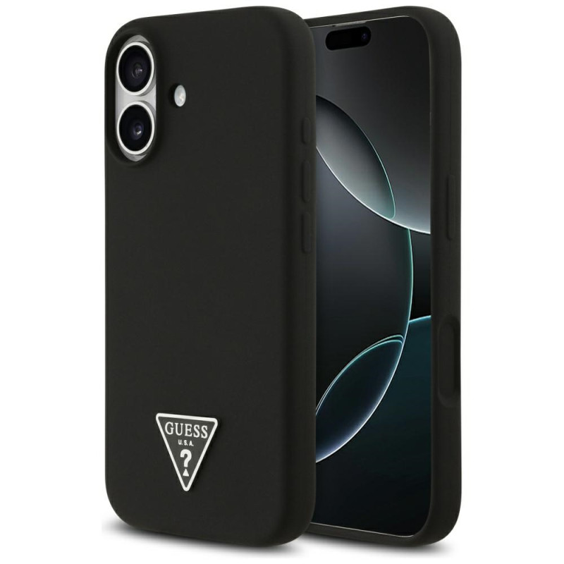 Kryt Guess TRIANGLE Logo pro iPhone 17 - černý
