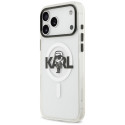 Kryt Karl Lagerfeld IML Karl Sketch Logo MagSafe pro iPhone 17 Pro Max