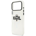 Kryt Karl Lagerfeld IML Karl Sketch Logo MagSafe pro iPhone 17 Pro Max
