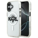 Kryt Karl Lagerfeld IML Karl Sketch Logo iPhone 17 transparentní