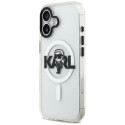 Kryt Karl Lagerfeld IML Karl Sketch Logo iPhone 17 transparentní