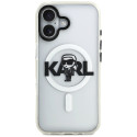 Kryt Karl Lagerfeld IML Karl Sketch Logo iPhone 17 transparentní
