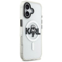 Kryt Karl Lagerfeld IML Karl Sketch Logo iPhone 17 transparentní