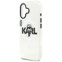 Kryt Karl Lagerfeld IML Karl Sketch Logo iPhone 17 transparentní