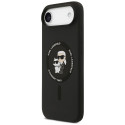 Kryt Karl Lagerfeld Karl&Choupette MagSafe pro iPhone 17 Air - černý