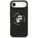 Kryt Karl Lagerfeld Karl&Choupette MagSafe pro iPhone 17 Air - černý