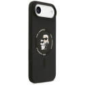 Kryt Karl Lagerfeld Karl&Choupette MagSafe pro iPhone 17 Air - černý