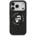 Kryt Karl Lagerfeld MagSafe pro iPhone 17 Pro – černý