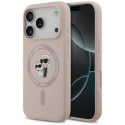 Kryt Karl Lagerfeld MagSafe Karl&Choupette pro iPhone 17 Pro – růž