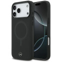 Kryt Mercedes PLAIN SMOOTH LEATHER iPhone 17 Pro Max černý