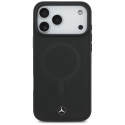 Kryt Mercedes PLAIN SMOOTH LEATHER iPhone 17 Pro Max černý