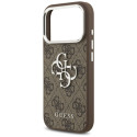 Kryt Guess 4G BIG 4G Classic Logo iPhone 17 Pro - brown/silver