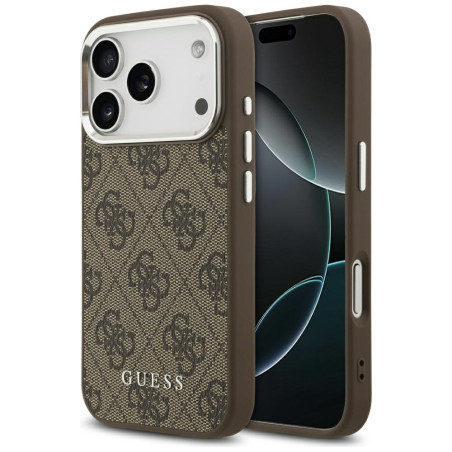 Kryt Guess 4G Classic Logo pro iPhone 17 Pro - hnědý