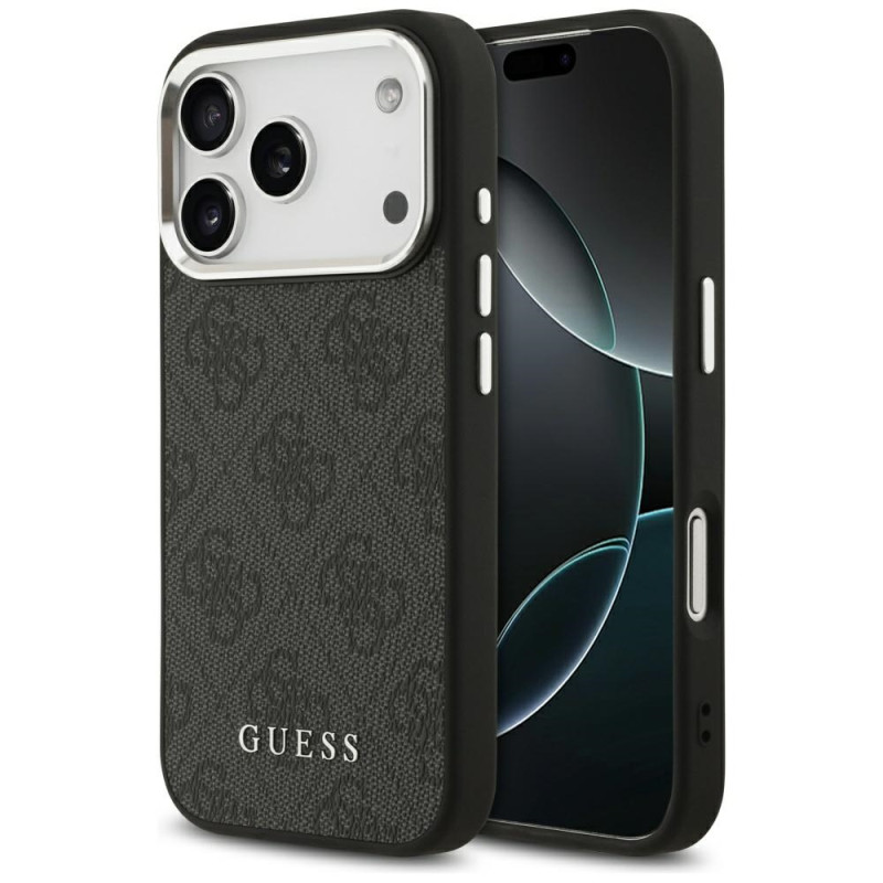 Kryt Guess 4G CLASSIC Logo MagSafe pro iPhone 17 Pro - černý