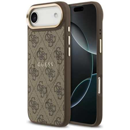 Kryt Guess 4G PU Classic Logo MagSafe pro iPhone 17 Air – hnědý