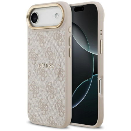 Kryt Guess 4G PU Classic Logo MagSafe pro iPhone 17 Air - pink
