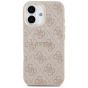 Kryt Guess 4G PU Classic Logo MagSafe iPhone 17 - růžový