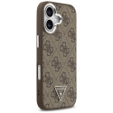 Pouzdro Guess 4G TRIANGLE LOGO MagSafe iPhone 17 - hnědé