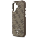 Pouzdro Guess 4G TRIANGLE LOGO MagSafe iPhone 17 - hnědé