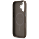 Pouzdro Guess 4G TRIANGLE LOGO MagSafe iPhone 17 - hnědé