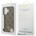 Pouzdro Guess 4G TRIANGLE LOGO MagSafe iPhone 17 - hnědé