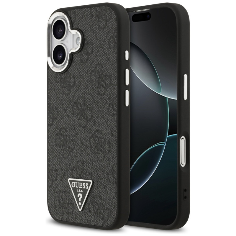 Kryt Guess 4G TRIANGLE Logo pro iPhone 17 - black