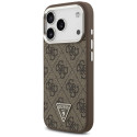 Kryt Guess 4G Triangle Logo MagSafe iPhone 17 Pro - brown