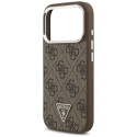 Kryt Guess 4G Triangle Logo MagSafe iPhone 17 Pro - brown