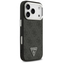 Kryt Guess 4G Triangle Logo MagSafe pro iPhone 17 Pro černý