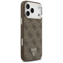 Kryt Guess 4G Triangle Logo pro iPhone 17 Pro Max - hnědý