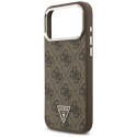 Kryt Guess 4G Triangle Logo pro iPhone 17 Pro Max - hnědý