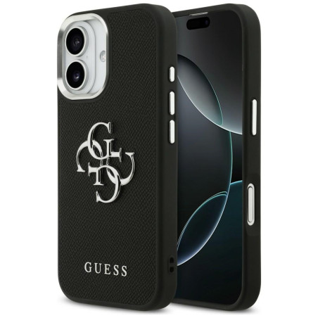 Kryt Guess Grained Big 4G Classic pro iPhone 17 - černý