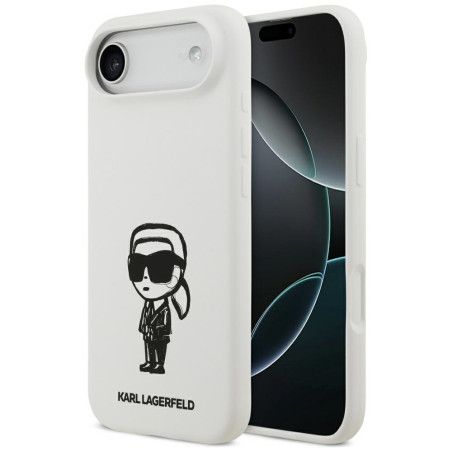 Kryt Karl Lagerfeld KARL SKETCH & LOGO pro iPhone 17 Air - bílý