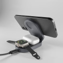 SBS Power Dock 3v1 Qi2/MagSafe 15W nabíječka - černá