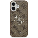 Kryt Guess 4G BIG 4G Classic pro iPhone 17 - hnědá/stříbrná