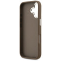 Kryt Guess 4G BIG 4G Classic pro iPhone 17 - hnědá/stříbrná