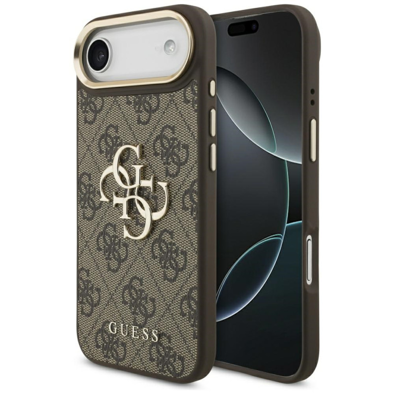 Kryt Guess 4G BIG 4G CLASSIC Logo Case pro iPhone Air - brown and gold