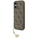 Kryt Guess 4G Charms Collection pro iPhone 17 - hnědý