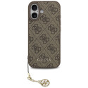 Kryt Guess 4G Charms Collection pro iPhone 17 - hnědý