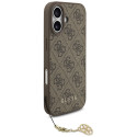 Kryt Guess 4G Charms Collection pro iPhone 17 - hnědý