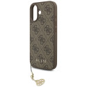 Kryt Guess 4G Charms Collection pro iPhone 17 - hnědý