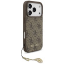 Kryt Guess 4G Charms Collection MagSafe pro iPhone 17 Pro - hnědý