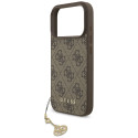 Kryt Guess 4G Charms Collection MagSafe pro iPhone 17 Pro - hnědý