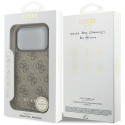 Kryt Guess 4G Charms Collection MagSafe pro iPhone 17 Pro - hnědý