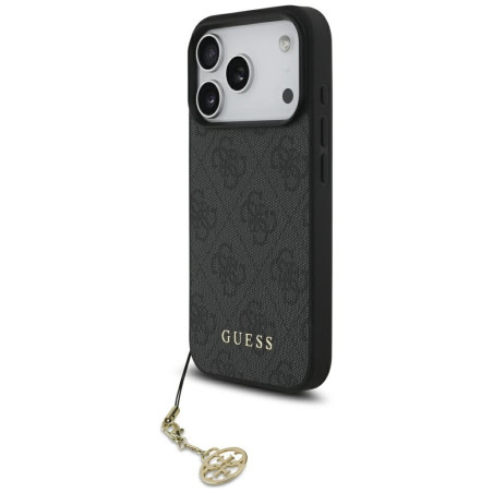 Kryt Guess 4G CHARMS pro iPhone 17 Pro - černá